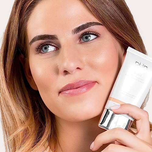 PÜR Beauty 4-in-1 Tinted Moisturizer With SPF 20 - Hydrating Face Moisturizer, Primer, & Foundation With Shea Butter, Aloe Vera & Vitamin B3 - Vegan Friendly - Free of Paraben, Gluten & BPA - Bone
