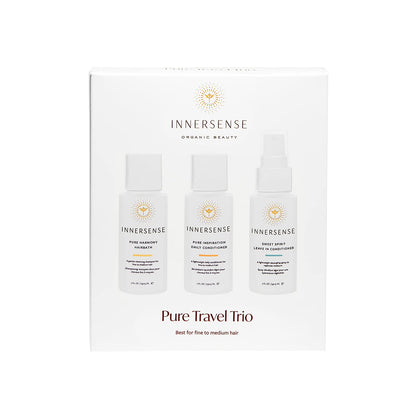 Innersense Organic Beauty - Natural Pure Harmony Travel Hair Trio | Non-Toxic, Cruelty-Free, Clean Haircare