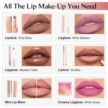 Color Nymph All In One Makeup Kit For Kids Ages 5-16, Beginners Makeup Set For Teens Non-Toxic Cosmetic Set Girl Make up Kit For Girls 18 color eyeshadow 4 color Glitter & Lipgloss Blush Mirror - Red