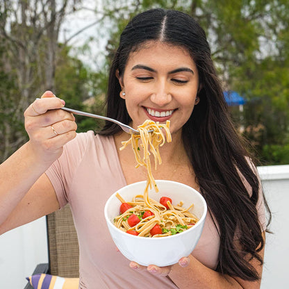 Gluten-Free Pasta Variety Pack | Cooks in 3 Min or Less | Spinach Fettuccine, Four Cheese Tortelloni, Red Lentil Fusilli, and Cauliflower Fresh Noodles | Taste Republic | Frozen, 9oz ea (Pack of 6)